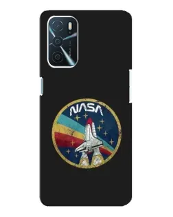 Чохол для OPPO A16 з картинкою «NASA — емблема місії»