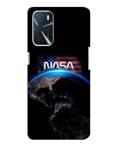 Чехол для OPPO A16 с картинкой «Земля из космоса NASA»