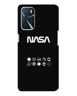 Чохол для OPPO A16 з картинкою «NASA — технічний принт» Чохол для OPPO A16 з картинкою «NASA — технічний принт»