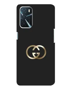 Чехол для OPPO A16 с картинкой «Минимализм Gucci»
