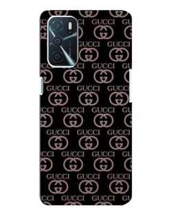 Чехол для OPPO A16 с картинкой «Классическая монограмма Gucci»