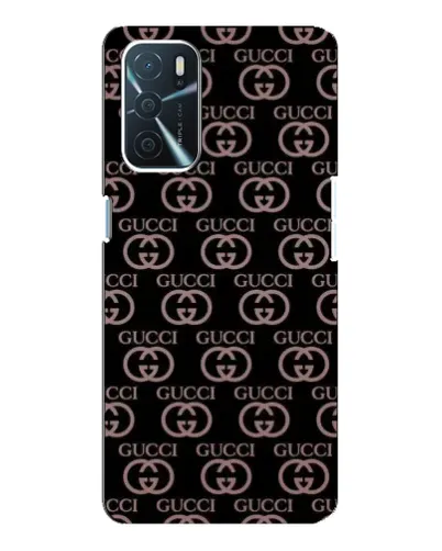 Чехол для OPPO A16 с картинкой «Классическая монограмма Gucci»