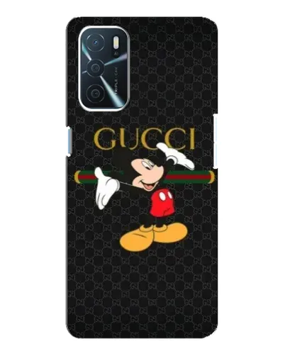 Чехол для OPPO A16 с картинкой «Микки Маус Gucci»