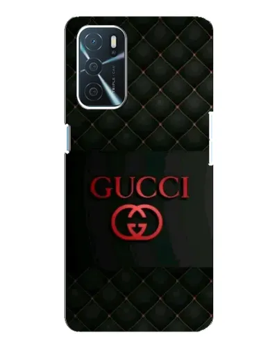 Чехол для OPPO A16 с картинкой «Gucci — стеганый черный»