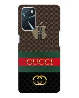 Чехол для OPPO A16 с картинкой «Gucci — брендированный десерт»