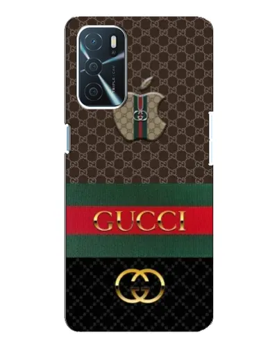 Чехол для OPPO A16 с картинкой «Gucci — брендированный десерт»