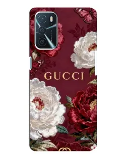 Чохол для OPPO A16 з картинкою «Gucci — бордові троянди» Чохол для OPPO A16 з картинкою «Gucci — бордові троянди»