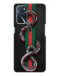 Чохол для OPPO A16 з картинкою «Gucci — змія на смузі» Чохол для OPPO A16 з картинкою «Gucci — змія на смузі»