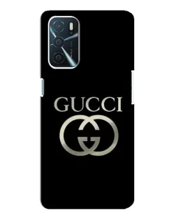 Чохол для OPPO A16 з картинкою «Gucci — золото на чорному» Чохол для OPPO A16 з картинкою «Gucci — золото на чорному»