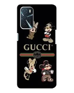 Чохол для OPPO A16 з картинкою «Gucci — герої Disney та монограма» Чохол для OPPO A16 з картинкою «Gucci — герої Disney та монограма»