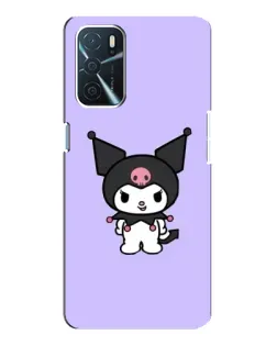 Чохол для OPPO A16 з картинкою «Kuromi — ніжний фіолетовий»