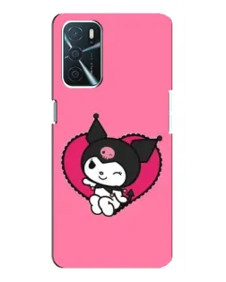 Чохол для OPPO A16 з картинкою «Kuromi — любов у серці»