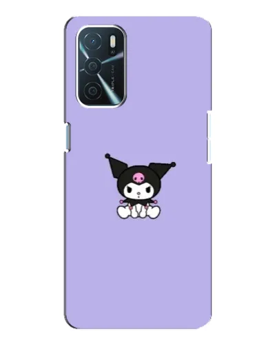 Чохол для OPPO A16 з картинкою «Kuromi — фіолетовий мінімалізм»