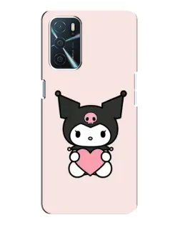Чохол для OPPO A16 з картинкою «Kuromi та серце»