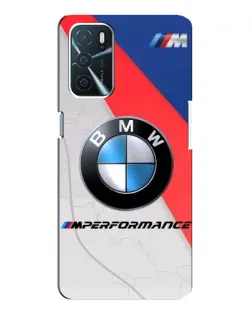 Чехол для OPPO A16 с картинкой «BMW Performance стиль»