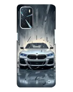 Чехол для OPPO A16 с картинкой «BMW в свете фар»