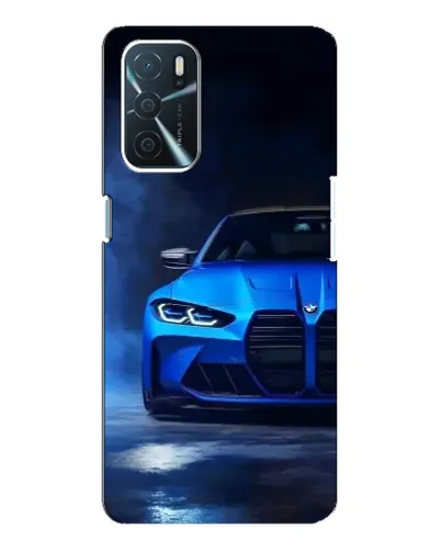 Чехол для OPPO A16 с картинкой «Голубая BMW M4» Чехол для OPPO A16 с картинкой «Голубая BMW M4»