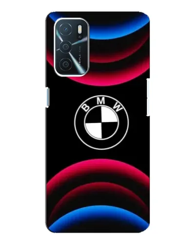 Чехол для OPPO A16 с картинкой «Логотип BMW и неоновые дуги» Чехол для OPPO A16 с картинкой «Логотип BMW и неоновые дуги»