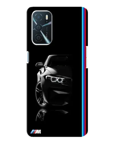 Чехол для OPPO A16 с картинкой «Силуэт BMW в темноте» Чехол для OPPO A16 с картинкой «Силуэт BMW в темноте»