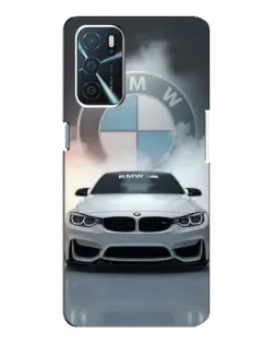 Чохол для OPPO A16 з картинкою «BMW в білому диму» Чохол для OPPO A16 з картинкою «BMW в білому диму»