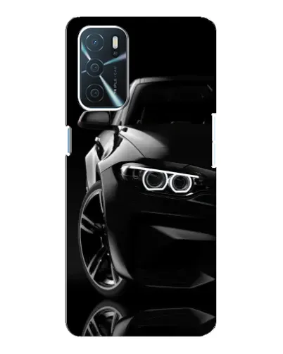 Чехол для OPPO A16 с картинкой «Черная BMW — профиль» Чехол для OPPO A16 с картинкой «Черная BMW — профиль»