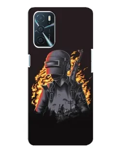 Чохол для OPPO A16 з картинкою «PUBG — вогняний силует» Чохол для OPPO A16 з картинкою «PUBG — вогняний силует»