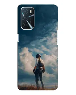 Чохол для OPPO A16 з картинкою «Герой PUBG на скелі» Чохол для OPPO A16 з картинкою «Герой PUBG на скелі»