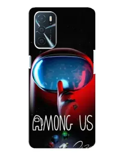 Чохол для OPPO A16 з картинкою «Червоний імпостер — макро» Чохол для OPPO A16 з картинкою «Червоний імпостер — макро»