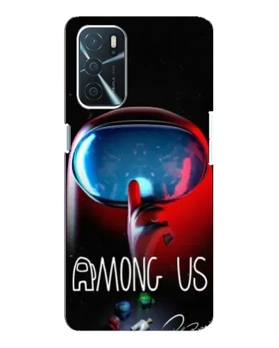Чохол для OPPO A16 з картинкою «Червоний імпостер — макро» Чохол для OPPO A16 з картинкою «Червоний імпостер — макро»