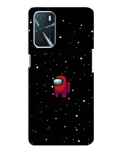 Чохол для OPPO A16 з картинкою «Червоний Among Us»
