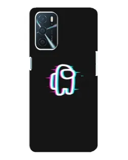 Чохол для OPPO A16 з картинкою «Among Us неон»
