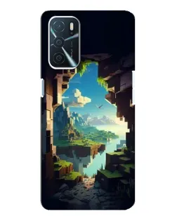 Чохол для OPPO A16 з картинкою «Вид з печери»