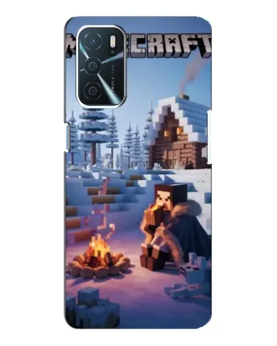 Чохол для OPPO A16 з картинкою «Зимовий Minecraft» Чохол для OPPO A16 з картинкою «Зимовий Minecraft»