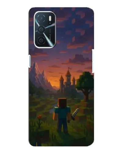 Чохол для OPPO A16 з картинкою «Стів біля вежі» Чохол для OPPO A16 з картинкою «Стів біля вежі»