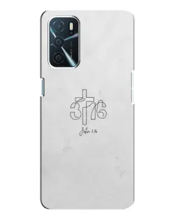 Чохол для OPPO A16 з картинкою «Івана 3:16 Хрест» Чохол для OPPO A16 з картинкою «Івана 3:16 Хрест»
