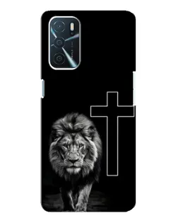 Чохол для OPPO A16 з картинкою «Лев та Хрест» Чохол для OPPO A16 з картинкою «Лев та Хрест»