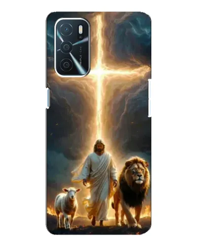 Чохол для OPPO A16 з картинкою «Лев Юди та Світло»