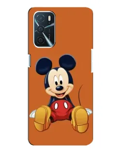 Чехол для OPPO A16 с картинкой «Микки отдыхает»
