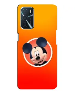 Чехол для OPPO A16 с картинкой «Mickey в круге»