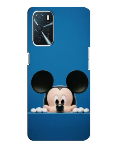Чехол для OPPO A16 с картинкой «Микки выглядывает»