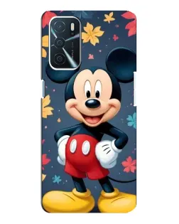 Чехол для OPPO A16 с картинкой «Осенний Mickey Mouse»