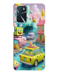 Чехол для OPPO A16 с картинкой «Монстр-трак приключения»