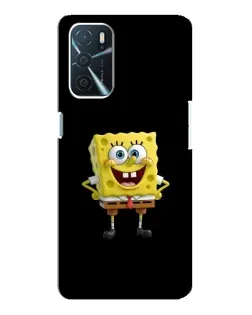 Чехол для OPPO A16 с картинкой «Классический Губка Боб»