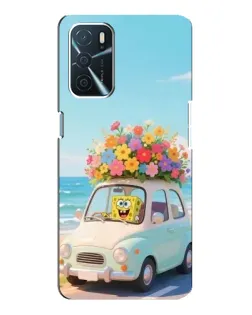 Чехол для OPPO A16 с картинкой «Автомобильное путешествие»