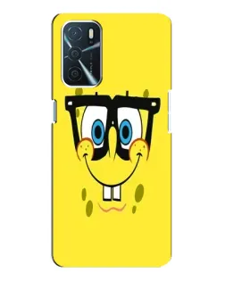 Чехол для OPPO A16 с картинкой «Минималистичный Спанч Боб»