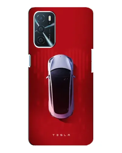 Чохол для OPPO A16 з картинкою «Tesla Top View»