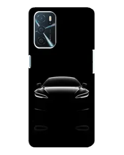Чохол для OPPO A16 з картинкою «Силует Tesla Night» Чохол для OPPO A16 з картинкою «Силует Tesla Night»