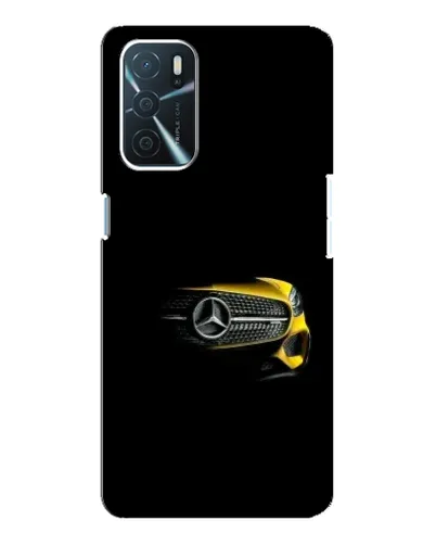 Чехол для OPPO A16 с картинкой «Mercedes — ретро стиль»