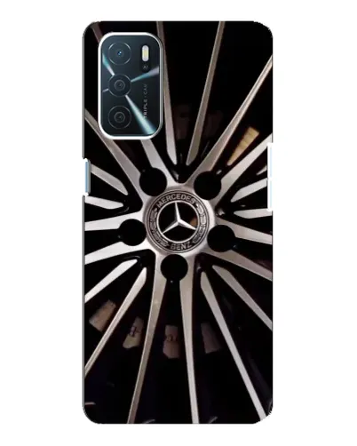 Чехол для OPPO A16 с картинкой «Диск Mercedes»