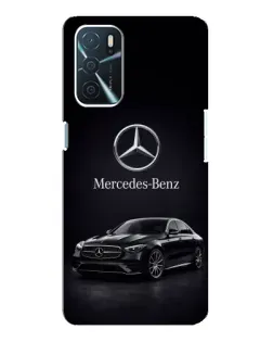 Чехол для OPPO A16 с картинкой «Mercedes — решетка радиатора»